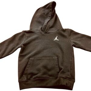 Jordan Black Sweatshirt Hoodie with Jumpman Logo